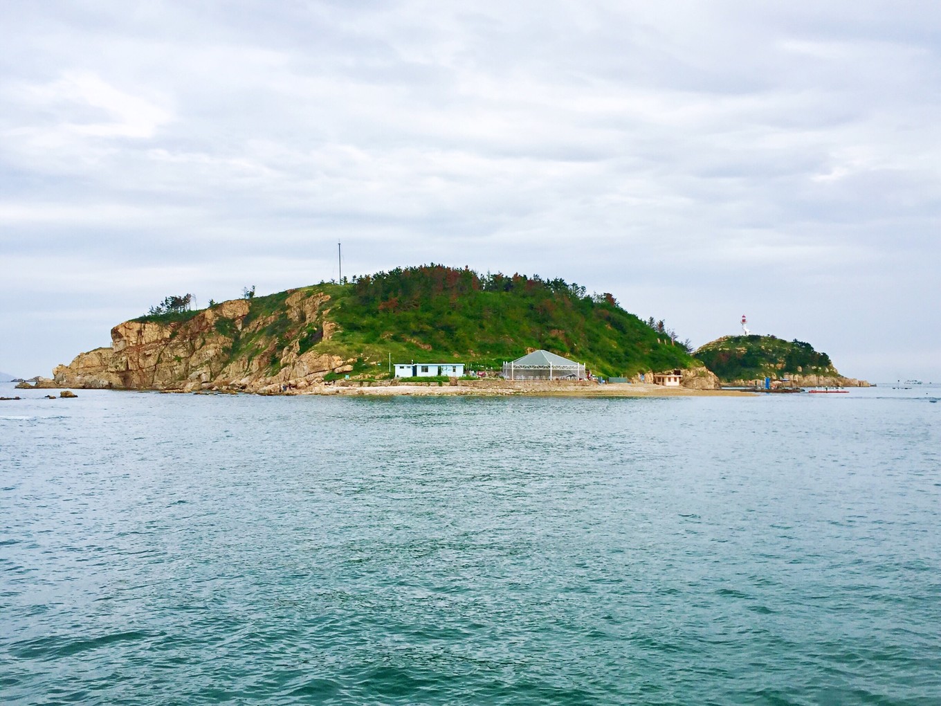 长岛大黑山岛庙岛海上游